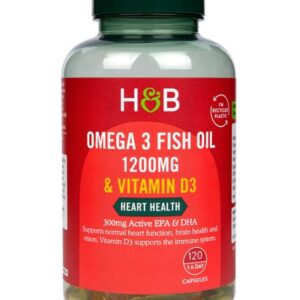 Holland & Barrett Omega.3 Fish Oil (with Vitamin D)- Over 1 month’s supply
