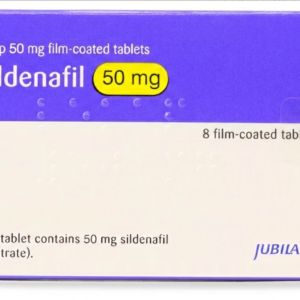 Sildenafil (Generic Viagra) 50mg film-coated tablets – 8 tablets