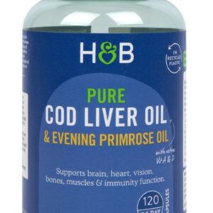 Holland & Barrett Pure Cod Liver Oil and Evening Primrose Oil – 4 month’s supply