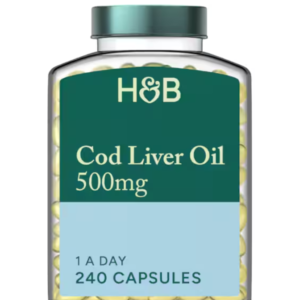 Holland & Barrett Cod Liver Oil 500mg – 8 month’s supply