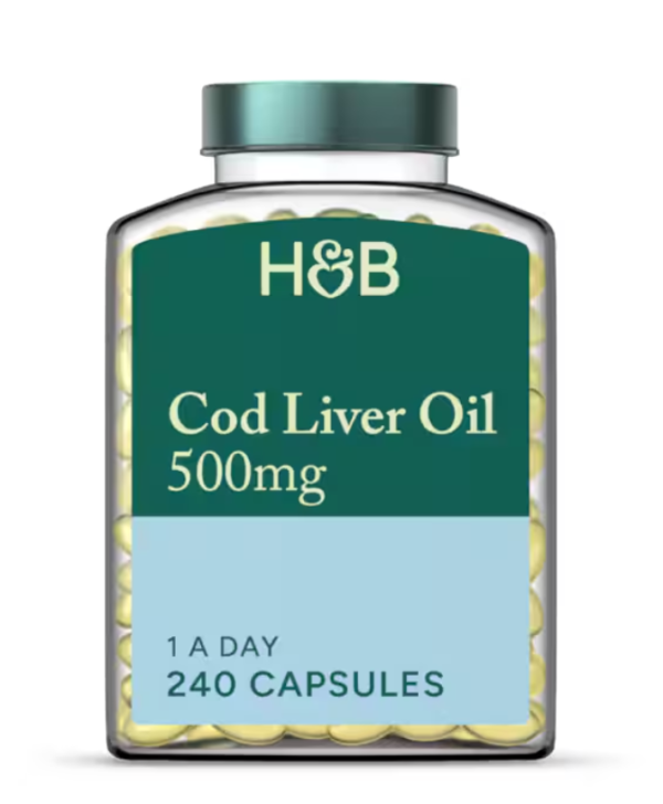 Holland and Barrett Cod Liver Oil 500mg