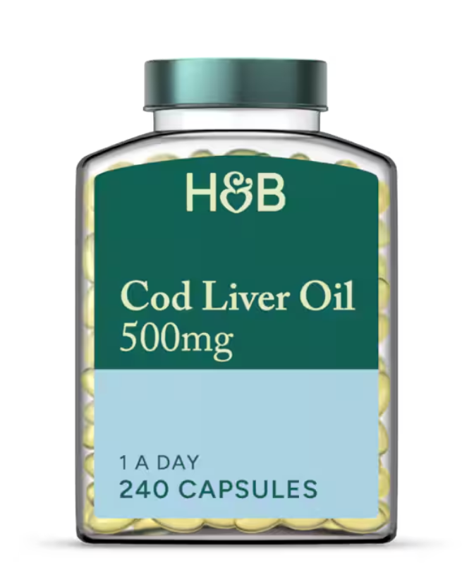 Holland and Barrett Cod Liver Oil 500mg