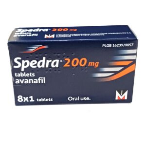 Spedra (Avanafil) 200mg tablets – 8 tablets