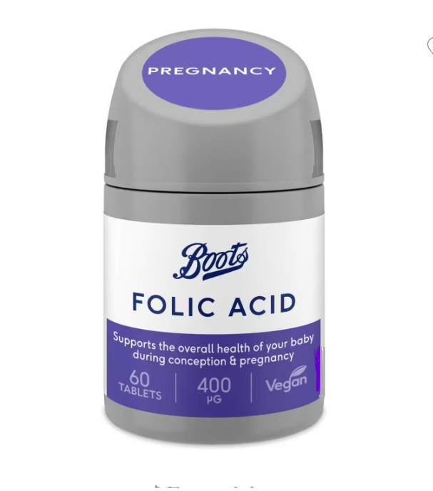 Boots Folic Acid 2 months supply